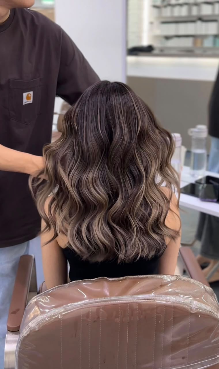 Dimensional balayage result by Kami Salon
